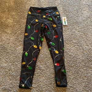 Tipsy Elves size small Christmas Lights Leggings